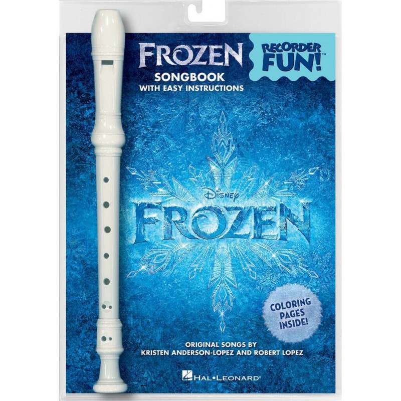 Frozen - Pack flûte à bec + recueil de chansons