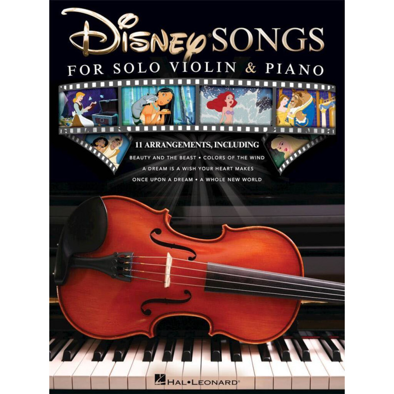 Disney Songs for Solo Violin & Piano - Violon et Piano