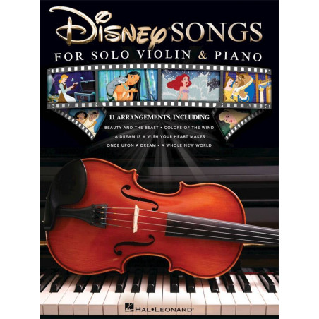 Disney Songs for Solo Violin & Piano - Violon et Piano