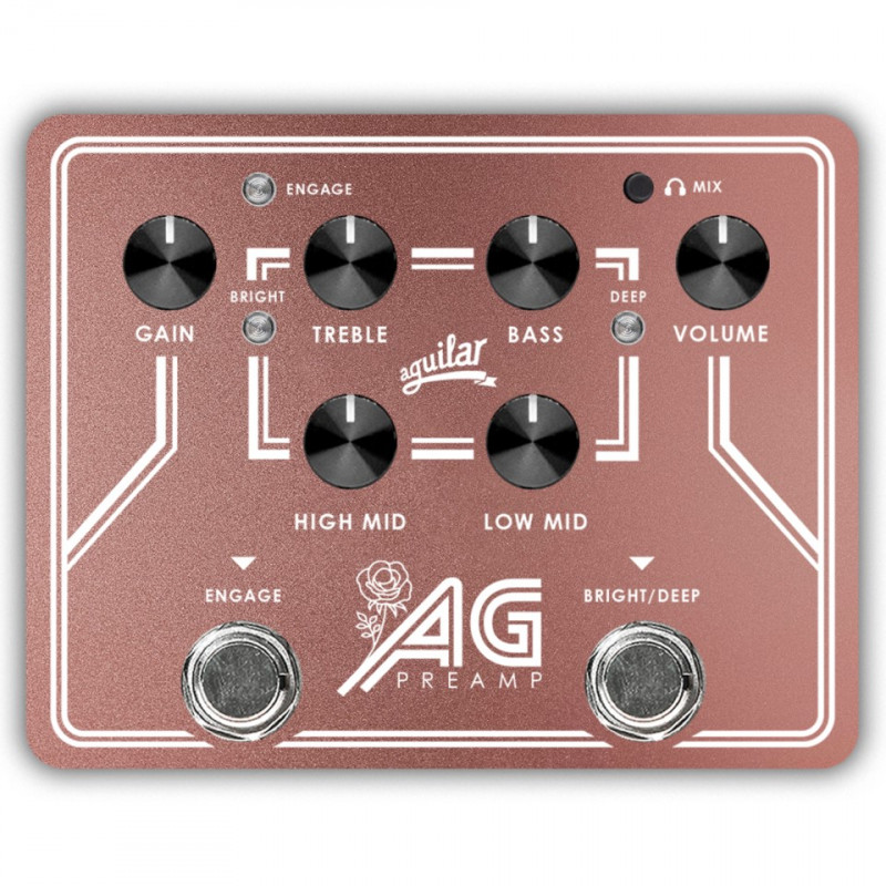 Aguilar AGPREBCAM - AG Preamp DI Break Cancer Awareness Month