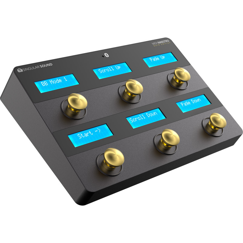 Singular Sound MIDI-MAESTRO-GOLD - MIDI controller footswitch