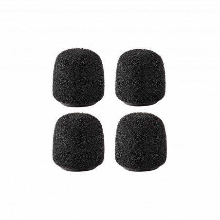 Shure RK187WS-B - Lot de 4 bonnettes noires pour WL18Xm