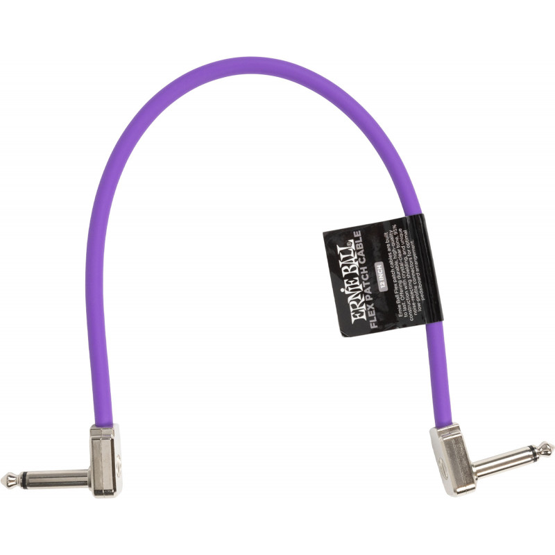 Ernie Ball 6448 - Câble patch Flex violet - 30cm