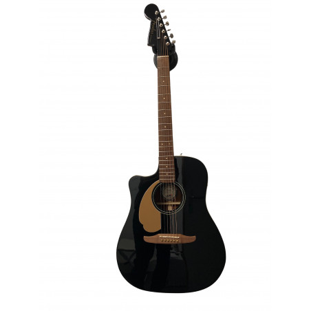 Fender Redondo Player Jetty Black LH - guitare électro-acoustique gauchère - occasion