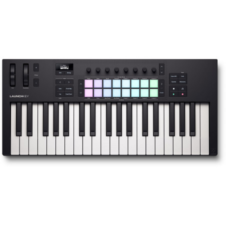 Novation LAUNCHKEY-37-MK4 - Clavier maitre 37 touches écran OLED - 16 pad