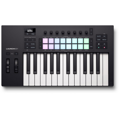 Novation LAUNCHKEY-25-MK4 - Clavier maitre 25 touches écran OLED - 16 pads