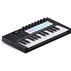 Novation LAUNCHKEY-MN25-MK4 - Clavier maitre 25 mini-touches écran OLED - 16 pads