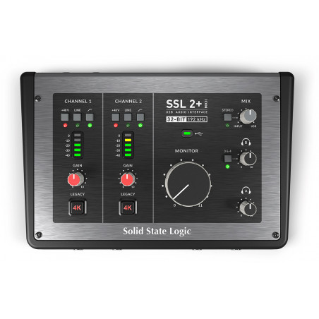 SSL SSL2+MKII - Interface audio USB-C 2 entrées 4 sorties + MIDI