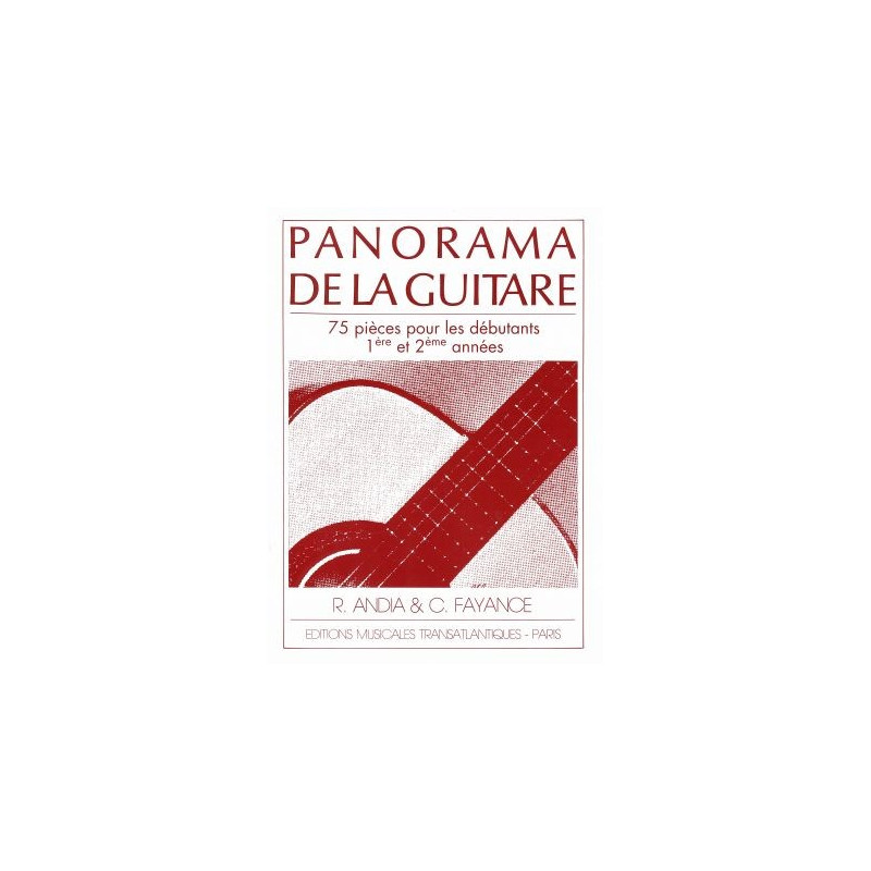 Méthode Panorama de la guitare Volume 1 - Fayance